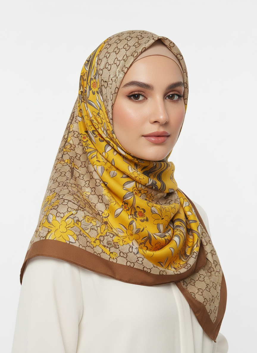 Marigold Royale — Silk Feel Satin Scarf