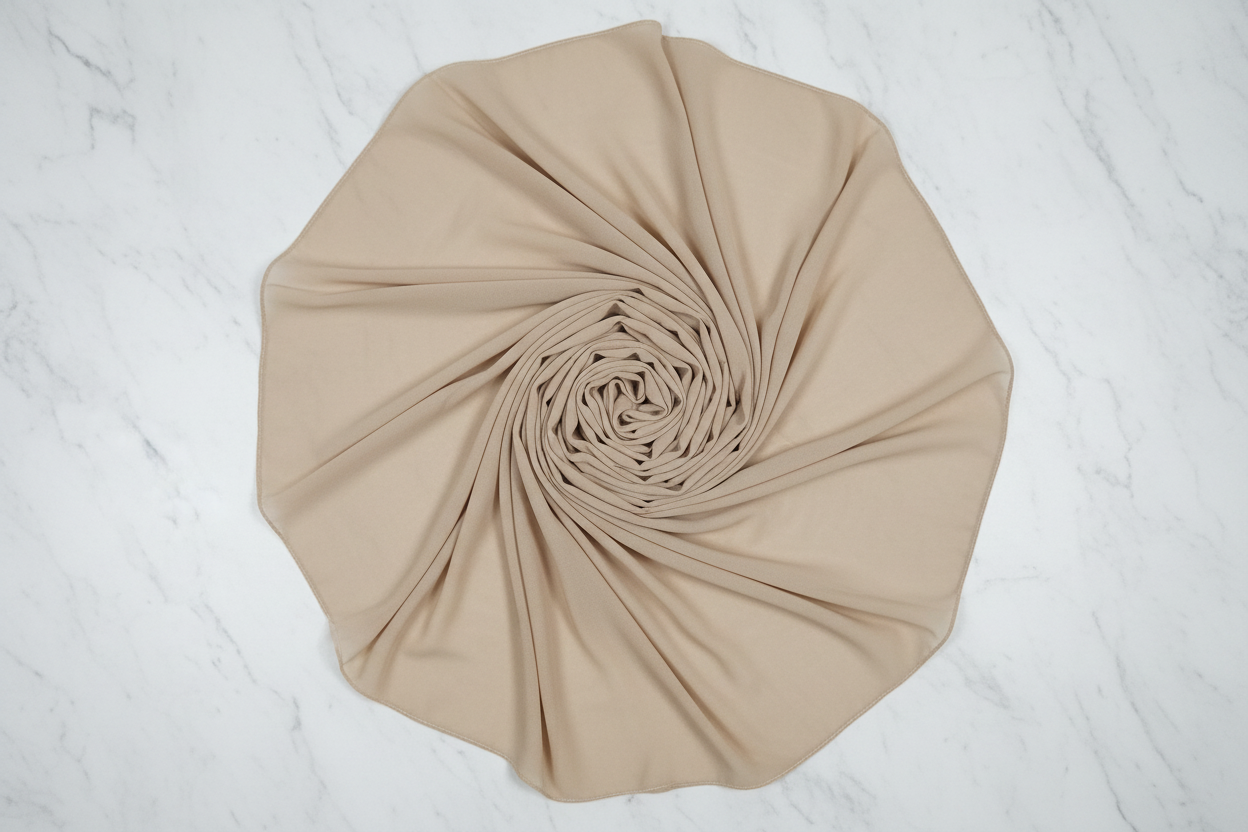 Sand Veil — Georgette Soft Drape Stole