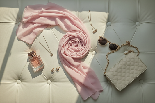 Blush Petal — Georgette Soft Drape Stole