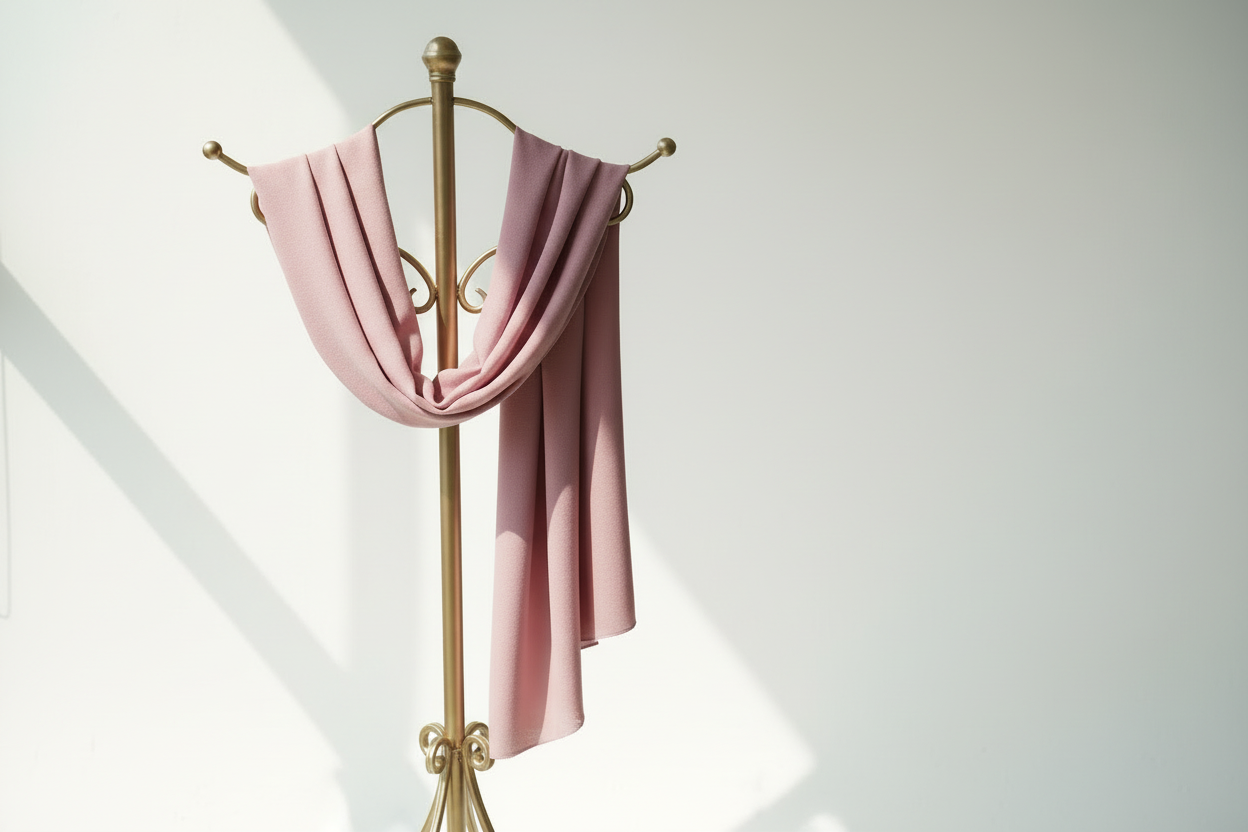 Vintage Blush — Malaysian Georgette Scarf