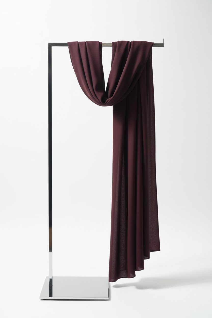 Plum Espresso — Malaysian Georgette Scarf