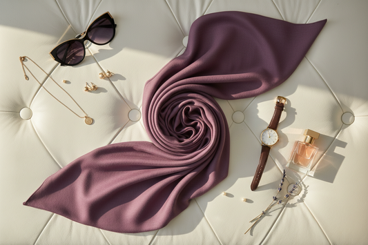 Heather Rose — Malaysian Georgette Scarf