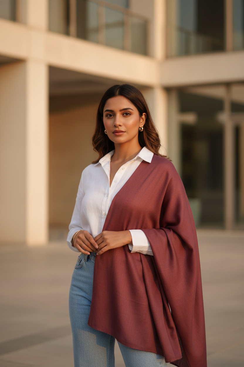 Antique Rose — MOJA Jersey Scarf