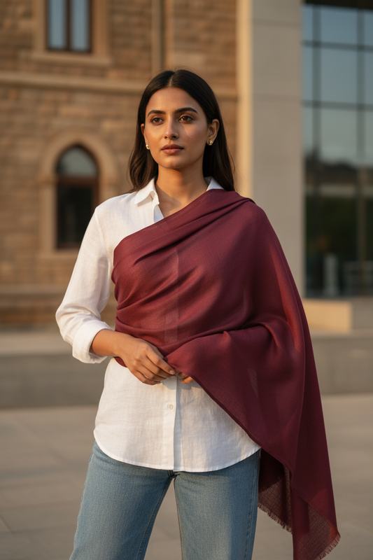 Royal Wine — MOJA Jersey Scarf