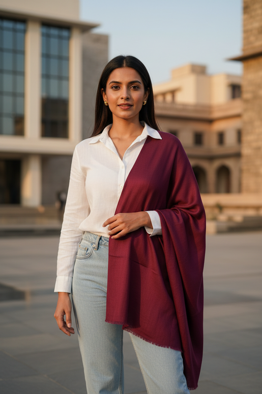 Royal Plum — MOJA Jersey Scarf