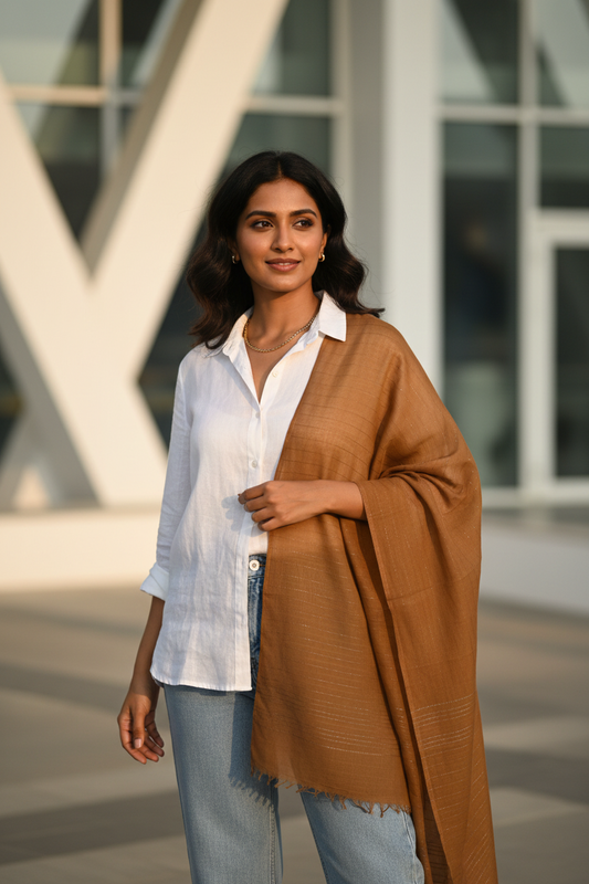 Cinnamon Dune — Cotton Scarf