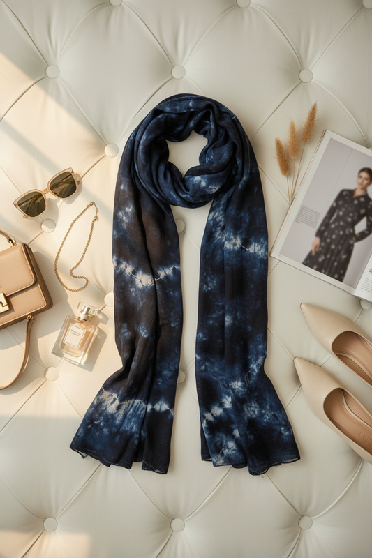 Moonstone Blue - Modal Cotton Scarf