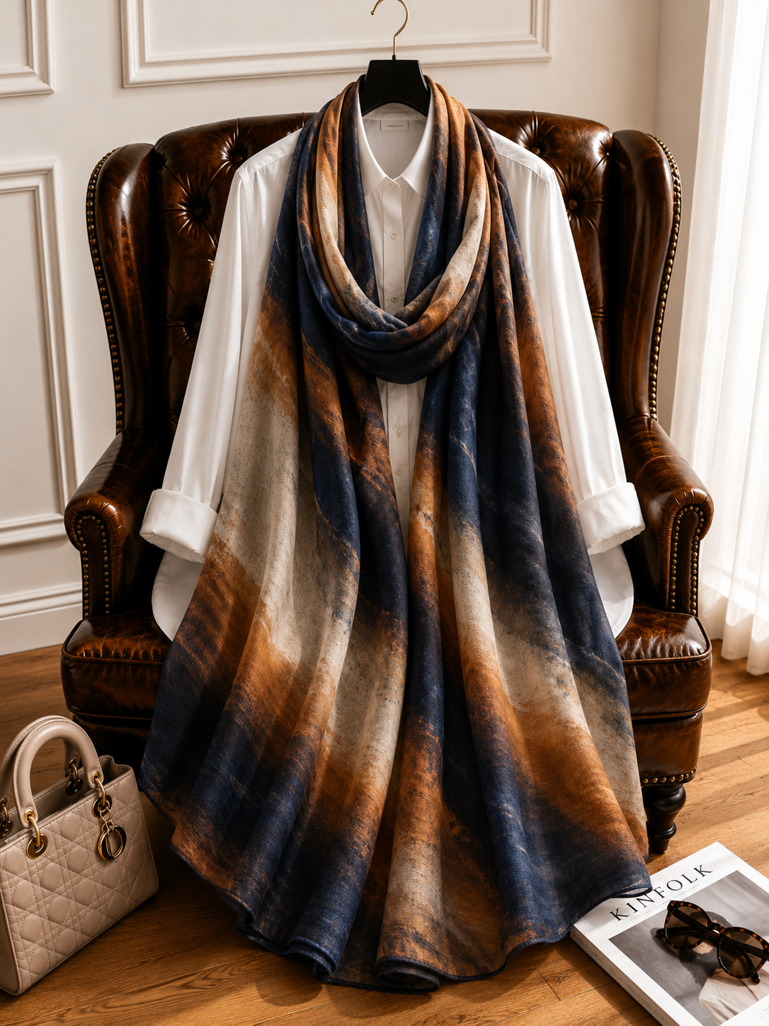 Ambar Current - Modal Cotton Scarf