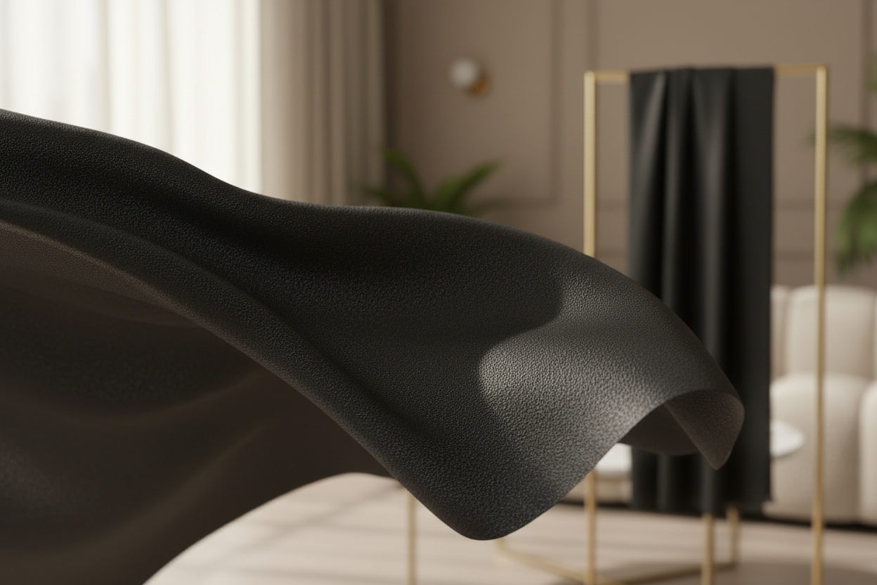 Noir Veil — Modal Silk Soft Drape Stole