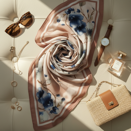 Blush Garden Elegance Stole