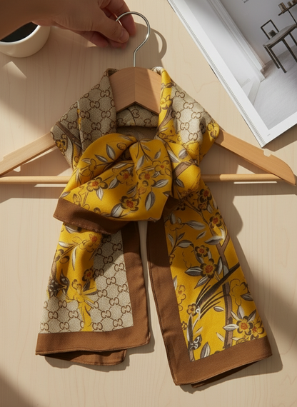 Marigold Royale — Silk Feel Satin Scarf