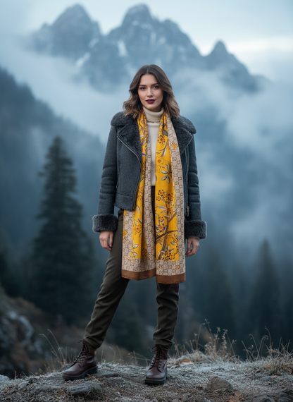 Marigold Royale — Silk Feel Satin Scarf