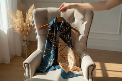 Aurum Chain Silk Scarf