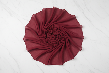 Velvet Wine — Georgette Soft Drape Stole