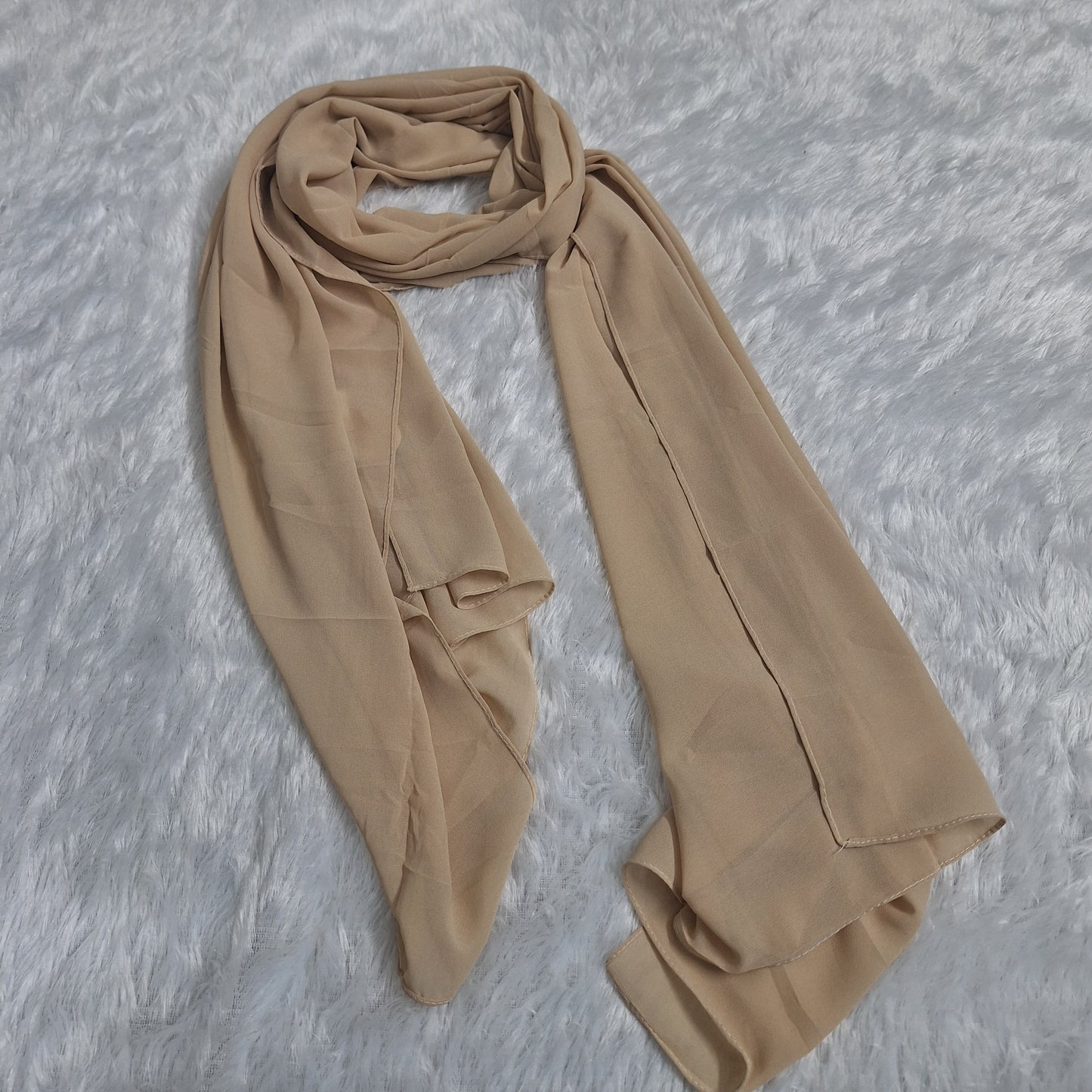 Sand Veil — Georgette Soft Drape Stole