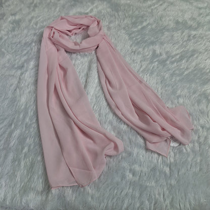 Blush Petal — Georgette Soft Drape Stole