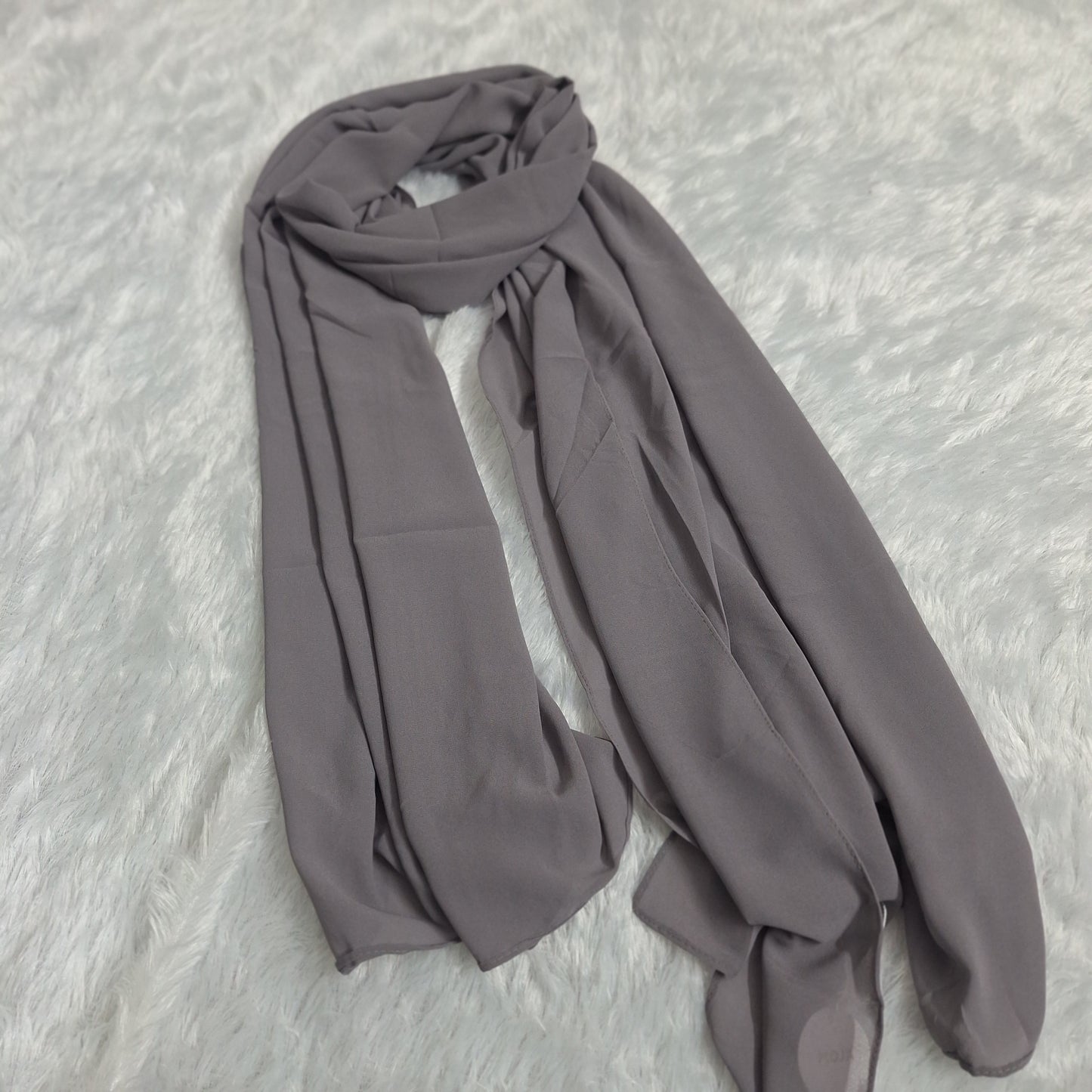 Ash Veil — Georgette Soft Drape Stole