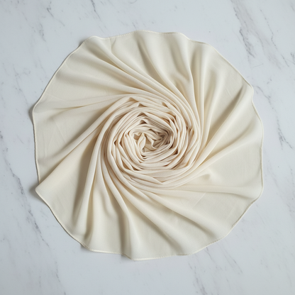 Vanilla Silk — Georgette Soft Drape Stole