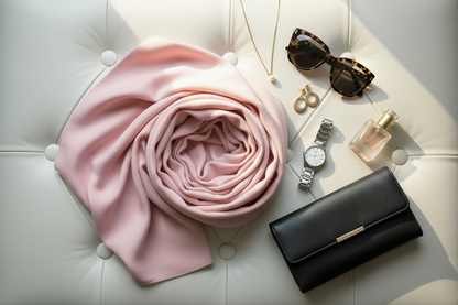 Ballet Blush — Malaysian Georgette Scarf