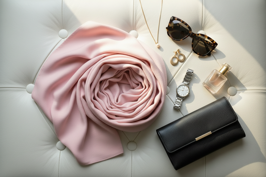 Ballet Blush — Malaysian Georgette Scarf