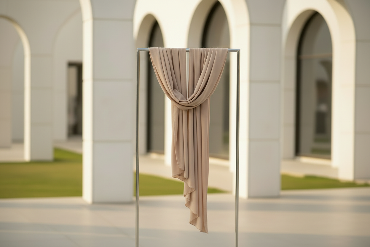 Mauve Veil — Malaysian Georgette Scarf