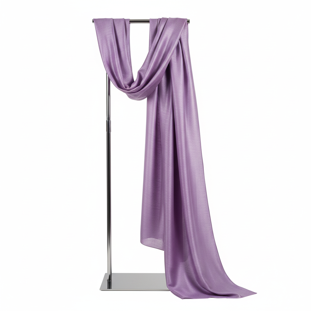 Lilac Mist — Malaysian Georgette Scarf