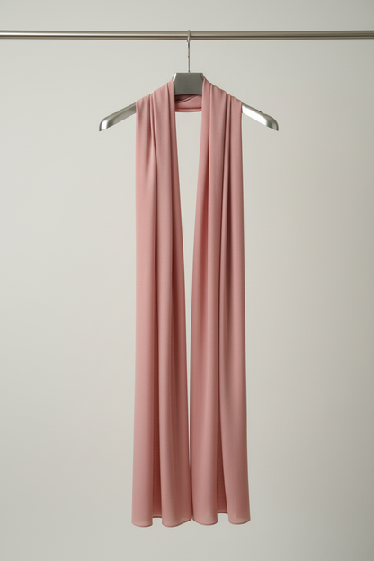 Petal Blush — Malaysian Georgette Scarf