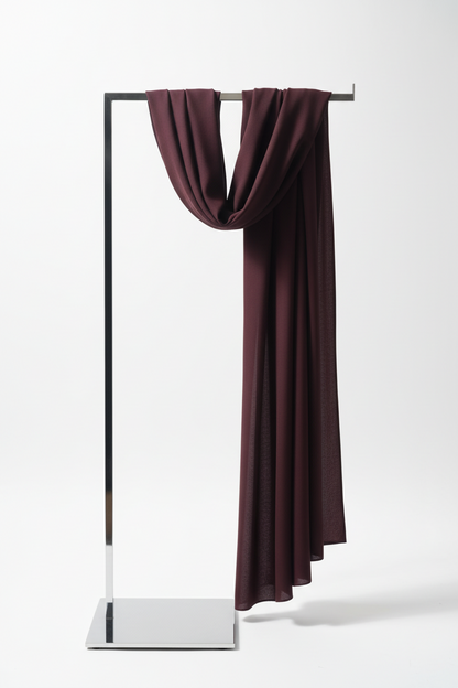 Plum Espresso — Malaysian Georgette Scarf