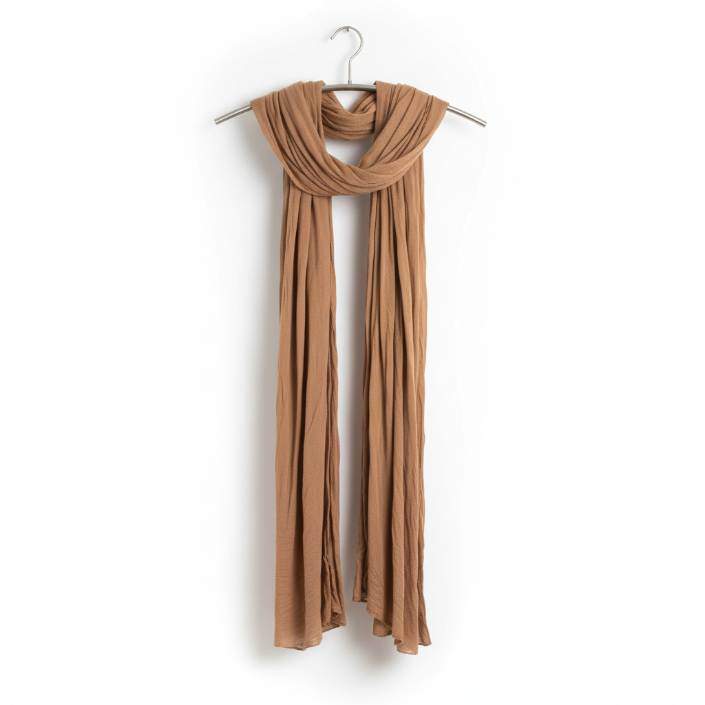Caramel Sand — Malaysian Georgette Scarf