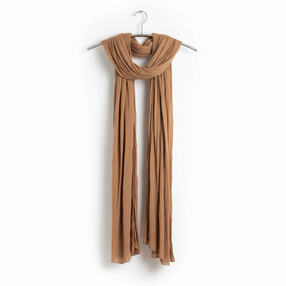 Caramel Sand — Malaysian Georgette Scarf