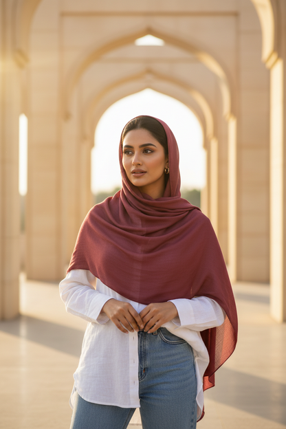 Antique Rose — MOJA Jersey Scarf