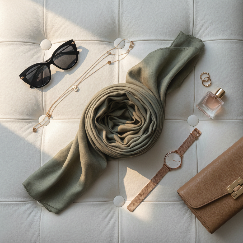 Soft Olive — MOJA Jersey Scarf