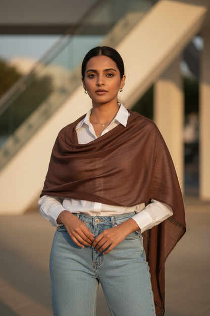 Cocoa Bean — MOJA Jersey Scarf