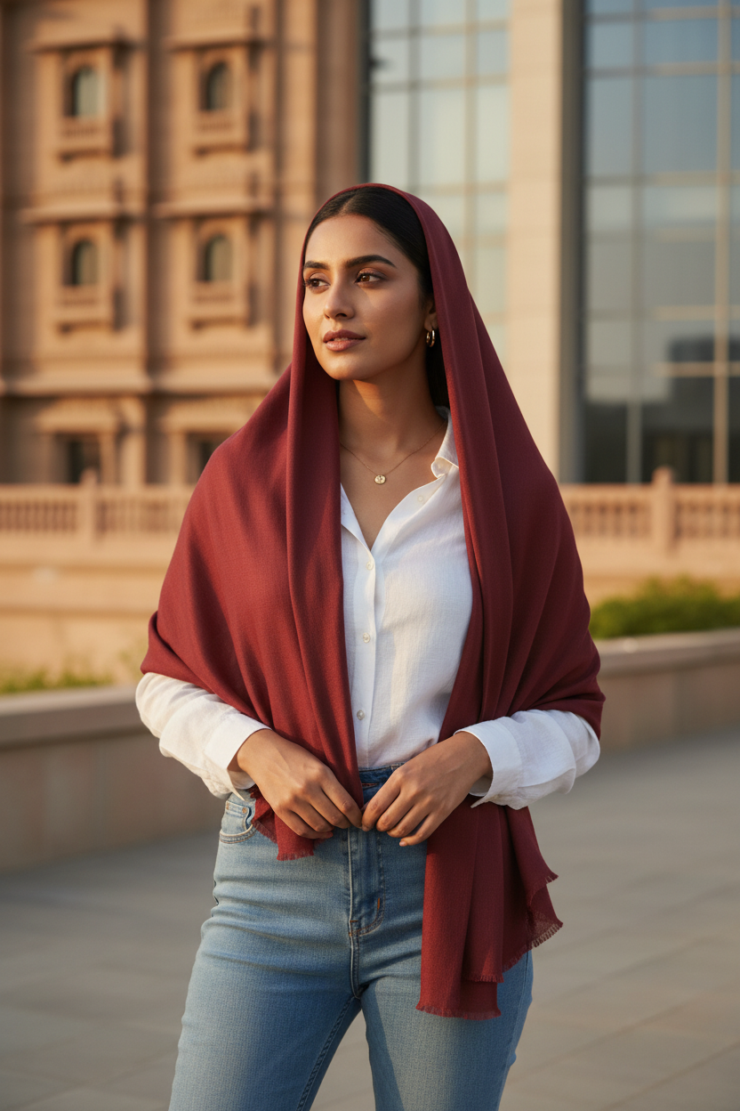 Royal Wine — MOJA Jersey Scarf