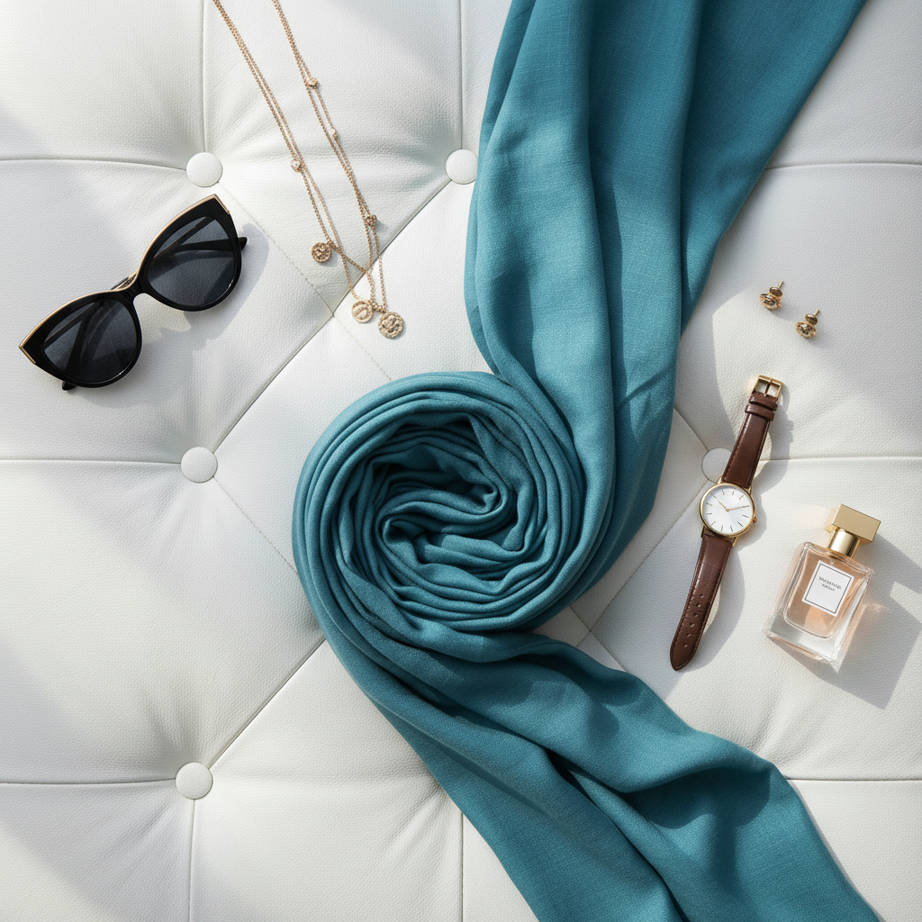 Twilight Teal — MOJA Jersey Scarf