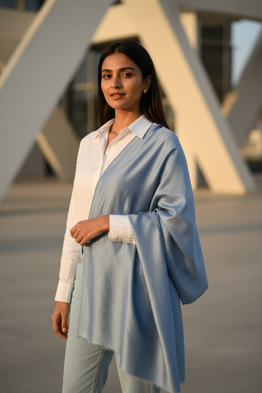 Soft Denim — MOJA Jersey Scarf