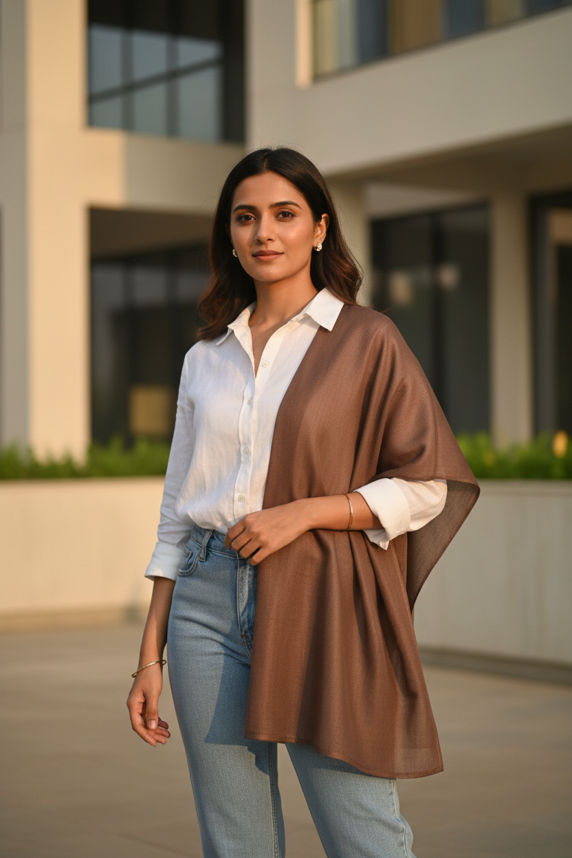 Mocha Dust — MOJA Jersey Scarf