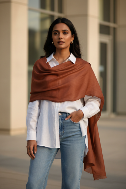 Copper Earth — MOJA Jersey Scarf