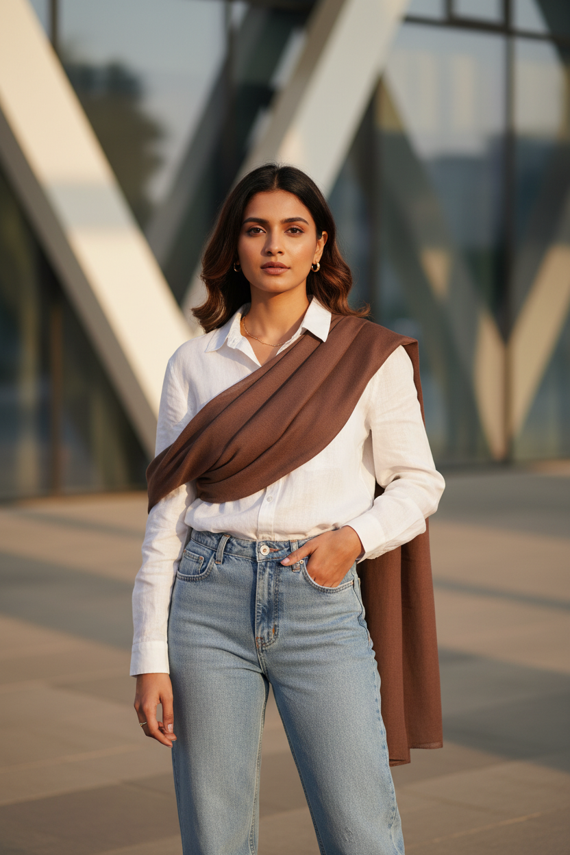 Milk Cocoa — MOJA Jersey Scarf