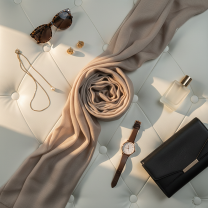 Mushroom Ash — MOJA Jersey Scarf