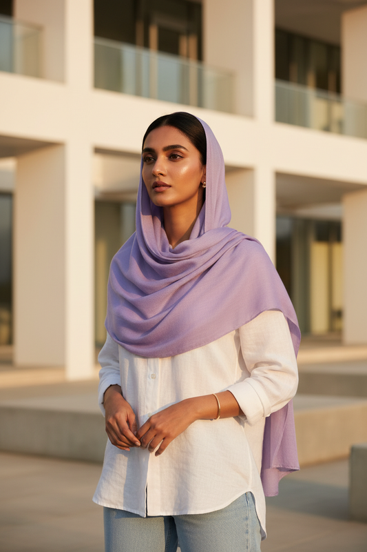 Orchid Mist — MOJA Jersey Scarf