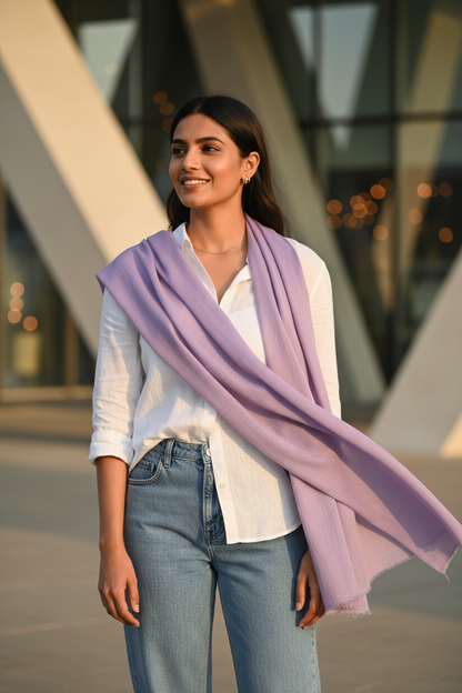 Orchid Mist — MOJA Jersey Scarf