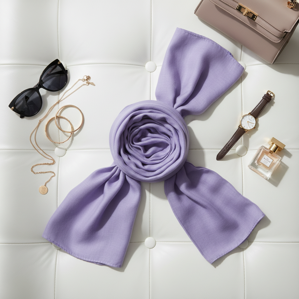 Orchid Mist — MOJA Jersey Scarf