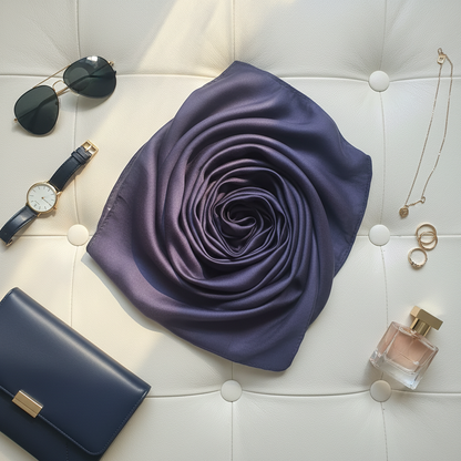 Ash Periwinkle — MOJA Jersey Scarf