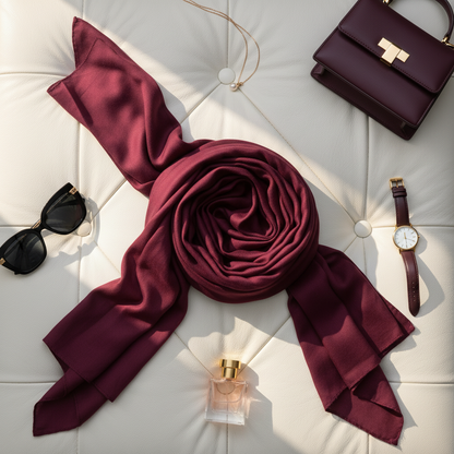 Royal Plum — MOJA Jersey Scarf