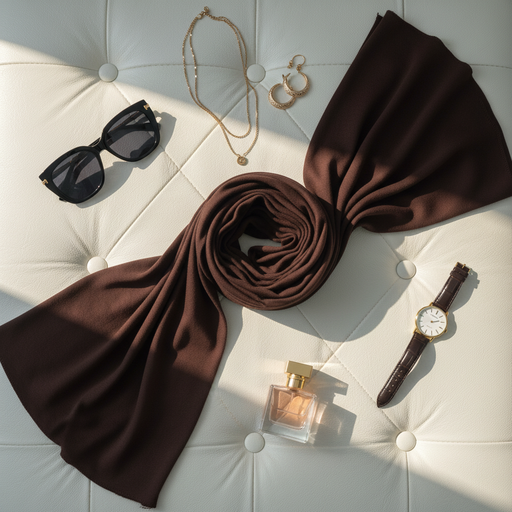 Dark Chocolate — MOJA Jersey Scarf