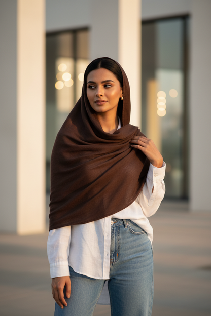 Dark Chocolate — MOJA Jersey Scarf