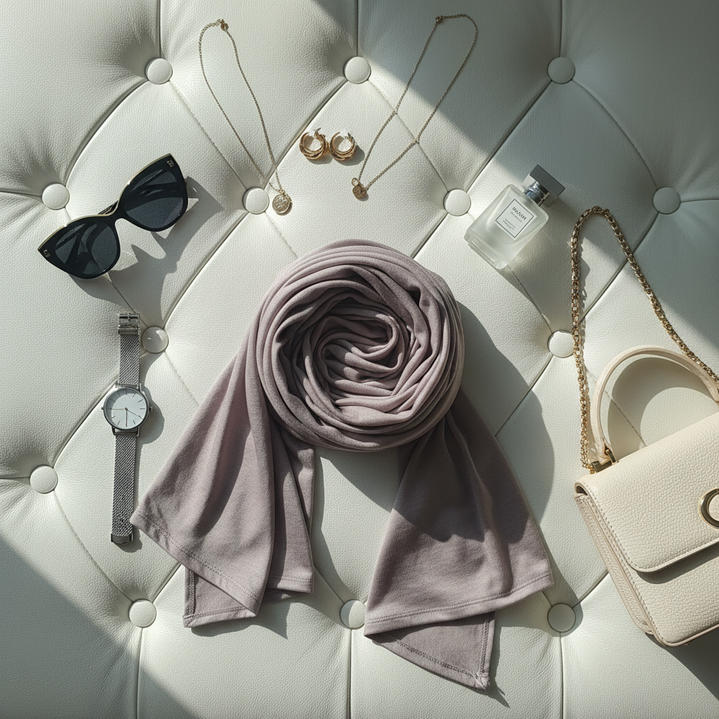 Taupe Mist — MOJA Jersey Scarf