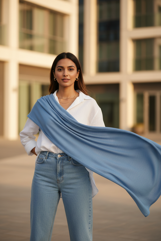 Cool Denim — MOJA Jersey Scarf