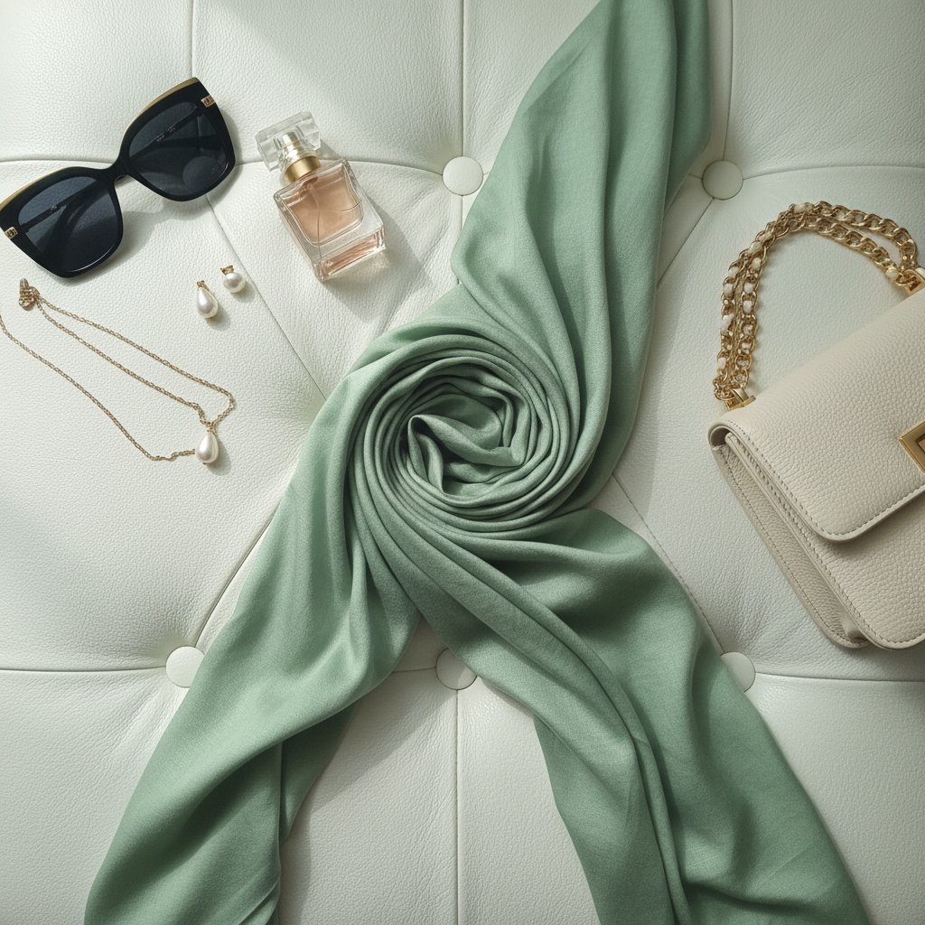 Mint Mist — MOJA Jersey Scarf